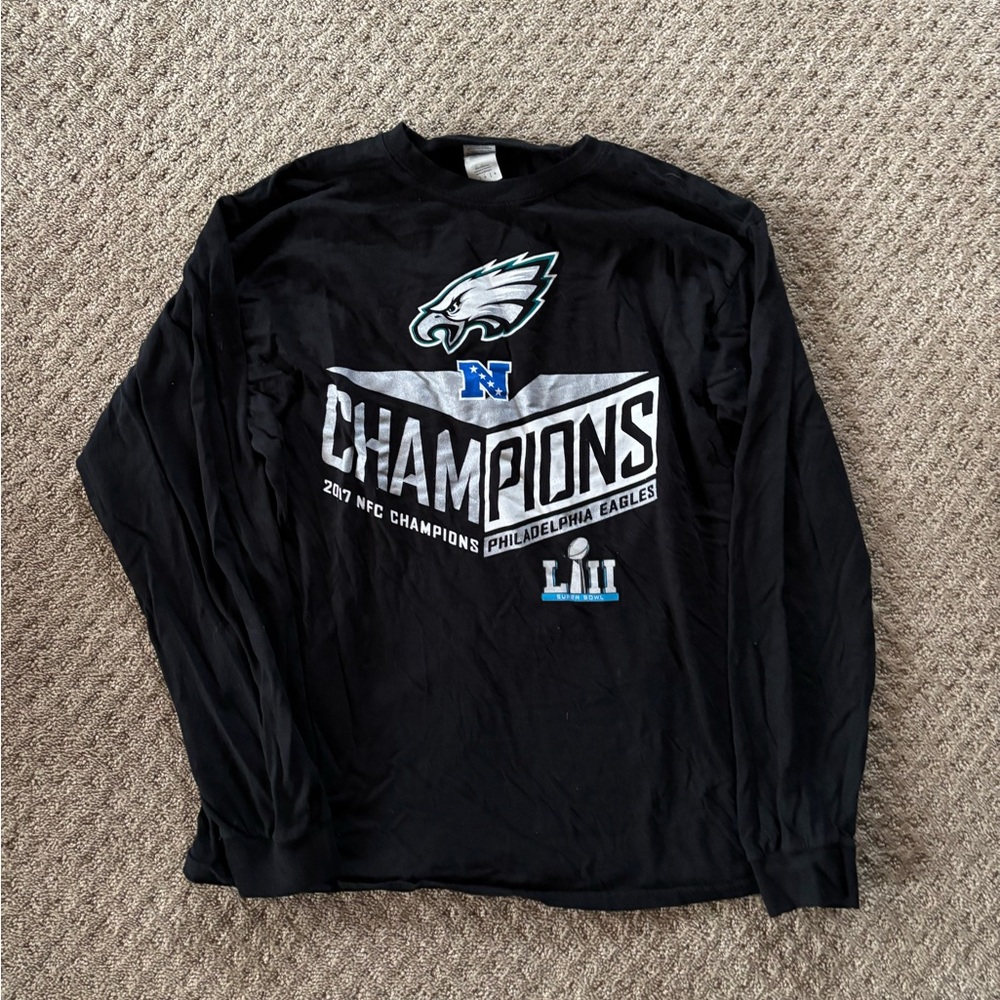Gildan Men’s Long Sleeve Tee - Philadelphia Eagles 2017 NFC Champions